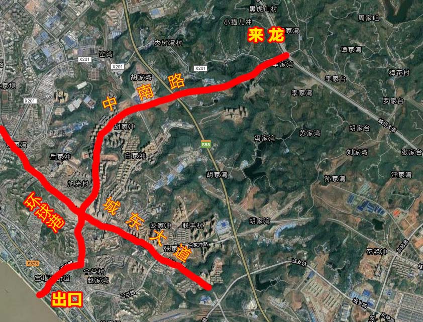 环球港地理位置示意图